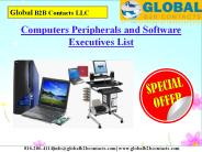 Computers Peripherals and Software Executives List