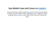 Buy Mobile Back Covers