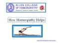 How Homeopathy Helps PowerPoint PPT Presentation