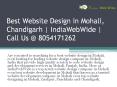 Best Website Design in Mohali | IndiaWebWide | Call Us @ 8054171262 PowerPoint PPT Presentation