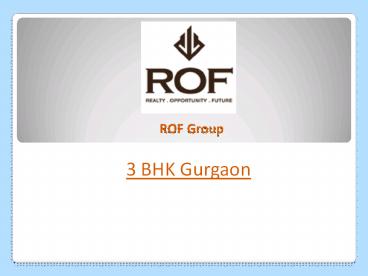 3 BHK in Gurgaon