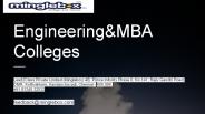 ENGINEERING & MBA COLLEGES