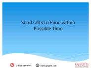 Send Gifts to Pune within Possible Time