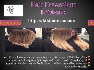 Hair Extensions Brisbane