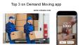 Top 3 on demand moving app PowerPoint PPT Presentation