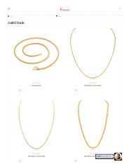 22k gold chain