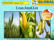 Crops Email List