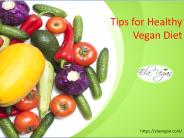 Tips for Helathy Vegan Diet - Presentation