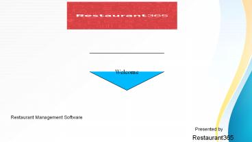 Restaurant Management Software