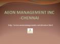 Aeon (((Manageent))) Inc Chennai Velachery PowerPoint PPT Presentation