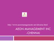(**Aeon**) Management Inc Velachery Reviews