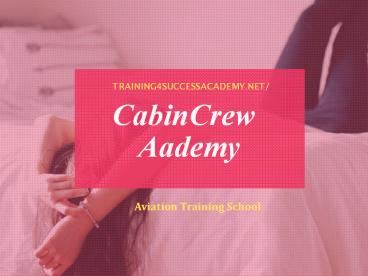 flight attendant training south africa