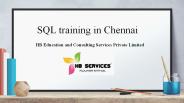 Guide to SQL training in Chennai