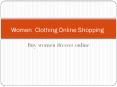women clothing online shopping