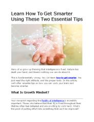 how to get smarter