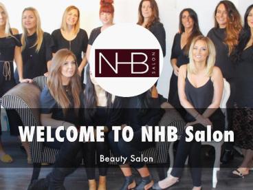 Information Presentation Of NHB Salon