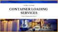 Global Lashing | Container Loading Services Felixstowe PowerPoint PPT Presentation