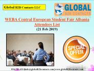 WEBA Central European Student Fair Albania
