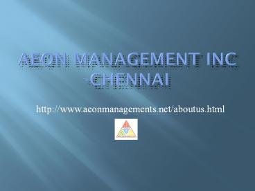 ((Aeon)) Management Inc - Chennai ((Reviews))) (1)
