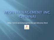 ((Aeon)) Management Inc - Chennai ((Reviews))) (1)