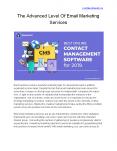 The Advanced Level Of Email Marketing Services PowerPoint PPT Presentation