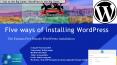 Five Ways of Installing WordPress -The Famous Five Minute WordPress Installation by Lutaaya Shafiq PowerPoint PPT Presentation