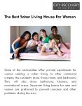 The Best Sober Living House For Women PowerPoint PPT Presentation