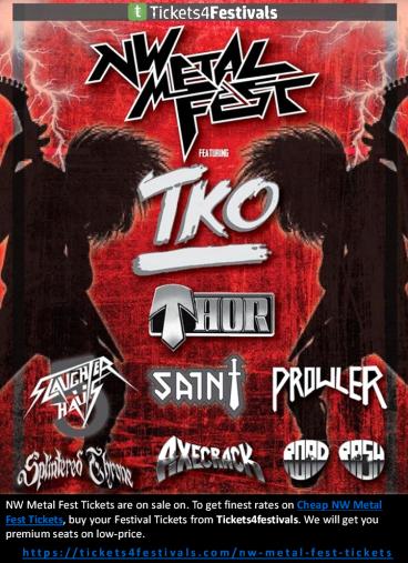 Full Lineup Revealed For 2019 NW Metal Fest