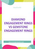 Diamond Engagement Rings Vs Gemstone Engagement Rings