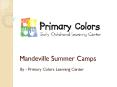 Mandeville Summer Camps PowerPoint PPT Presentation