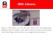Management Asbestos Survey | 0800asbestos.com