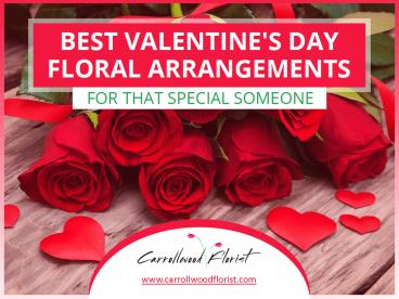 The Best Florist in Tampa offers Valentine's Day Floral Arrangements