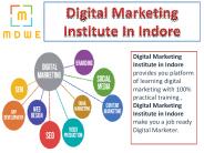 Digital Marketing Institute in Indore || MDWE