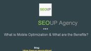 What is Mobile Optimization & What are the Benefits?