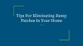 Tips For Eliminating Damp Patches In Your Home PowerPoint PPT Presentation