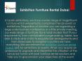 Exhibition Furniture Rental Dubai PowerPoint PPT Presentation