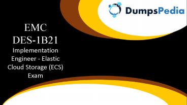 DES-1B21 Questions Answers Dumps