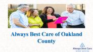 Respite Care Waterford - Always Best Care