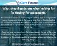 What should guide one when looking for fee funding for accountants? (1) PowerPoint PPT Presentation