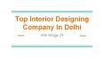 Top Interior Designing Company In Delhi | ARK Village 24 PowerPoint PPT Presentation