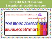 ECO 561 MART Become Exceptional--eco561mart.com