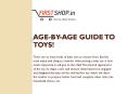 Age-by-Age Guide to Toys - Firstshop PowerPoint PPT Presentation