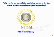 Digital Marketing Course in Bangalore