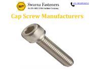 Cap Screw Manufacturers