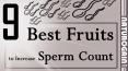 9 Super Fruits That Increase Sperm Count And Motility Quickly PowerPoint PPT Presentation
