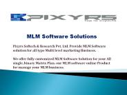 Pixyrs Softech MLM Software Development Company Jaipur India