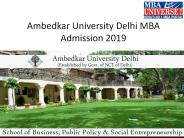 Ambedkar University Delhi MBA Admission 2019