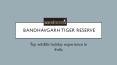 Bandhavgarh Tiger Reserve PowerPoint PPT Presentation