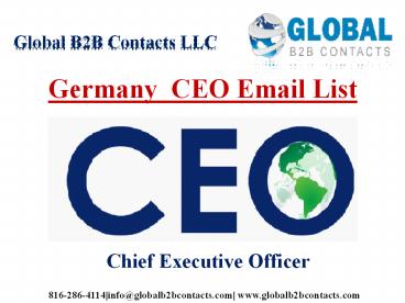 Germany  CEO Email List