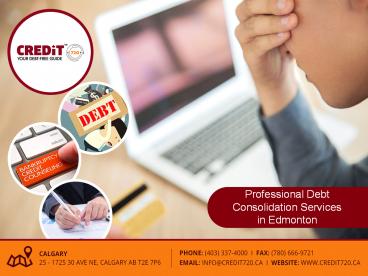 Professional Debt Consolidation Services in Edmonton
